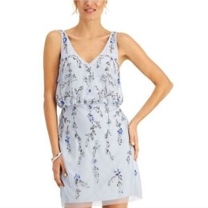 PAPELL STUDIO  Mesh Lined Sleeveless Above The Knee Party Sheath Dress Sz 12